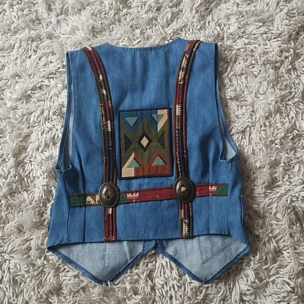 The coolest denim vest ever...VINTAGE